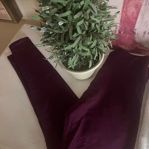 LOGO Purple Leggings